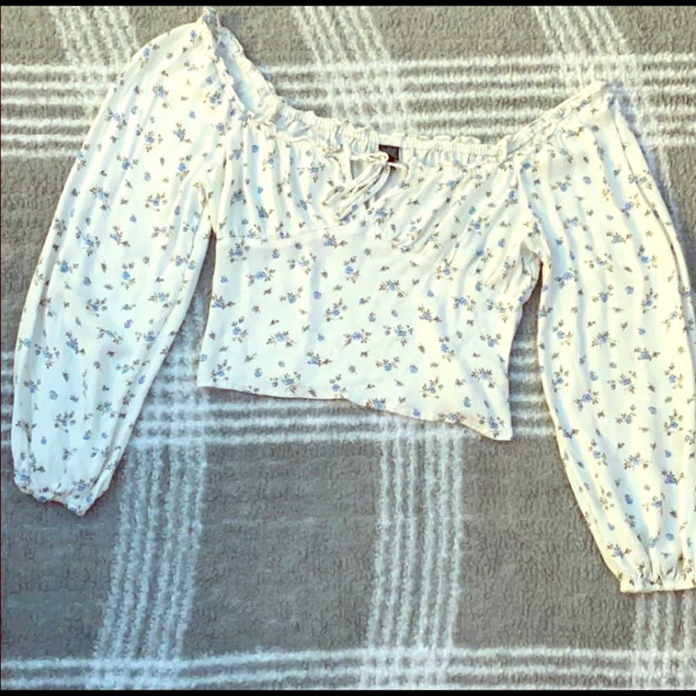 Vintage style floral blouse